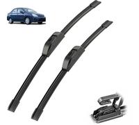 Balais d'essuie-glace avant compatible avec Suzuki Liana 2001-2007, pare-brise, vitres propres, brosses de pluie, nature 22"+19"
