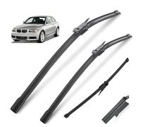 Balais d'essuie-glace avant et arrière compatible avec BMW Série 1 E81 E87 116i 116d 118i 118d 120i 120d 123d 130i 2004-2010 20"20"12"