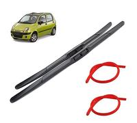 Balais d'essuie-glace avant hybrides compatible avec Daewoo Matiz 1998-2005 pare-brise pare-brise fenêtre avant 21"+16"