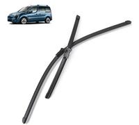 Balais d'Essuie-Glace Avant pour Citroen Berlingo B9 2008-2018 26"+16", Jeu de 2 Silencieux Nettoyage sans Traces Caoutchouc Résistant Accessoires Auto