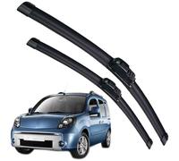 Balais d'Essuie-Glace Avant pour Kangoo 1997-2007 20"+20", Accessoires De Voiture Balai D'essuie-glace Avant Brosses D'essuie-glace
