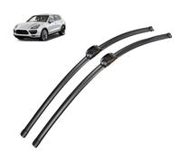 Balais d'Essuie-Glace Avant pour Porsche Cayenne 2007-2017 26"+26", Jeu de 2 Silencieux Nettoyage sans Traces Caoutchouc Résistant Accessoires Auto