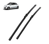 Balais d'Essuie-Glace Avant pour Renault 4 BJ 2007-2014 24"+16", Jeu de 2 Silencieux Nettoyage sans Traces Caoutchouc Résistant Accessoires Auto