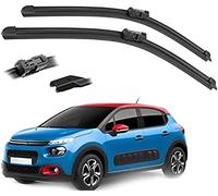 Balais D'essuie-glaces pour Citroen C3 MK3 2016 2017 2018 2019 2020 2021 2022 26"+ 16", Balais D'essuie-glace Avant Et Arrière Essuie Glaces Jeu De