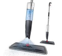 Balais Serpillère Vaporisateur, Balai Lave Sol avec Vaporise Spray Mop, Microfibre Balai Pulvérisateur, 1 Tampons Microfibre