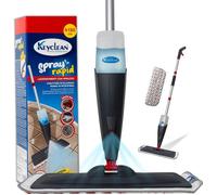 Balais Serpillère Vaporisateur en Aluminium avec Chiffon en Microfibre - Super Léger - Mop Spray Pulvérisateur pour Maison