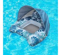 Balakaka Bouée Gonflable Piscine Adulte 110 * 110 * 55cm, Matelas Gonflable Piscine avec Radeau à Voiles Support Dorsal Confortable, Accessoire Piscine pour Plage Partie Vacances
