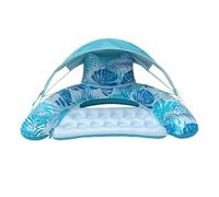 Balakaka Bouée Gonflable Piscine Adulte 120 * 95 * 55cm, Matelas Gonflable Piscine avec Radeau à Voiles Support Dorsal Confortable, Accessoire Piscine pour Plage Partie Vacances