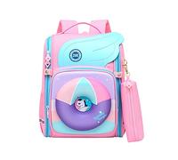 Balakaka Cartable Fille Primaire, Grande Capacité Kawaii Respirant Sac a dos Enfant avec Plusieurs Compartiments, Léger Imperméable Cartable Primaire Fille de 7 à 14 Ans