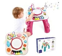 Balakaka Centre de Table D'activité, Jouet Educatif Enfant Jeu Interactif pour Le Développement sensoriel, Table d'activité Bébé Cadeau d'anniversaire pour garçons et Filles de 3 à 12 Mois