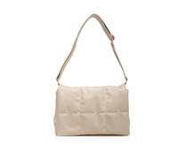 Balakaka Crossbody Bag pour Voyages 7.2L, PU Sacs Bandoulière Femme Élégant pour Shopping Party, Sac à main avec Large Sangle Bandoulière Réglable et Amovible, Beige