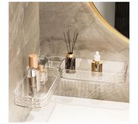 Balakaka Etagere Salle de Bain Sans Percage 63×10.9cm, Etagère de Douche d'angle Conception de Drainage, PET épaissi Etagère Douche pour Salle de Bain Cuisine Chambre