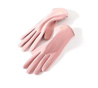 Balakaka Gant Fin Femme Thermique Hiver Gant Idéal avec Antidérapants Coupe-Vent Thermique Ecran Tactile pour la Conduite L'équitation la Course à Pied Le Shopping Rose
