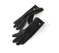 Balakaka Gant Fin Femme Thermique Hiver Gant Idéal avec Antidérapants Coupe-Vent Thermique Ecran Tactile pour la Conduite L'équitation la Course à Pied Le Shopping Noir