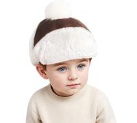 Balakaka Hiver Bonnet Enfants Chapka Super Chaud Doux, Bébé Garçons Fille Hiver Chaud Cap Chapeau Bonnet Aviateur Pilote, Bonnet d'hiver pour Bébé de 1 à 6 Ans Cadeau Café