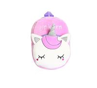 Balakaka Licorne Sac à Dos pour Enfants de 1 à 6 Ans, Sac à Dos en Peluche pour Filles, 3D Soft Animals Sac à dos Licorne Cadeaux Violet clair
