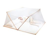 Balakaka Moustiquaire de Lit Pliable 190x160x80 cm, À Mailles Fines Pop Up Moustiquaire lit Facile à Installer, Efficace Contre Les Bites de Moustiques pour Chambre Voyage, Chameau