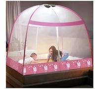 Balakaka Moustiquaire Pop-up pour lit Double,180 x 200 cm Portable Moustiquaire de Lit Pliable Facile à Installer, Anti Mosquito Bites pour Voyage Chambre à Coucher