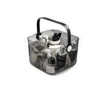 Balakaka Panier De Douche Portable Avec Trou de Vidange, Grande Capacité Panier Rangement Salle de Bain avec Poignées, Panier De Rangement pour Shampooing Gel douche