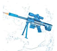 Balakaka Pistolet à Eau Électrique 2026, Pistoau à Eau Automatique Puissant avec Longue Portée 7-8 Mètres, Jouet de Bataille Aquatique pour Enfants et Adultes, Bleu