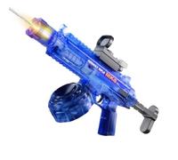 Balakaka Pistolet à Eau Électrique 270ml, avec LED Colorée et Viseur, Portée Longue 26 FT, Jeux d'eau Extérieur Été Piscine Plage Jardin pour Enfants Adultes, Bleu