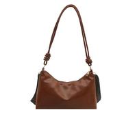 Balakaka Sac à Bandoulière pour Femme 5L, Sac a Main en Cuir PU avec Fermeture éclair, Crossbody Bag avec Bandoulière Réglable pour un Usage Quotidien, Marron