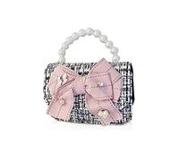 Balakaka Sac à Bandoulière pour Filles, Noeud Mignon Sac à Main Mode Pour Petites Filles, Paillettes Princesse Mini Sac pour Enfants de 2 à 7 ans Cadeau D'anniversaire