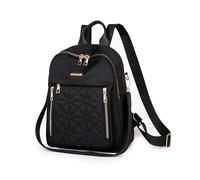 Balakaka Sac à Dos Femme Antivol 24 x 11 x 33 cm, Imperméable Sac a Dos Femme Elegant Leger avec Poignée, Sac a Dos avec Bandoulière réglable pour Voyage, Noir