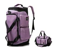 Balakaka Sac de Voyage avec Bandoulière Réglable, 35L Sac de Sport avec Compartiment de Chaussures et Poche Humide, 6 en 1 Imperméable Sac de Bagage pour Voyage Natation Yoga
