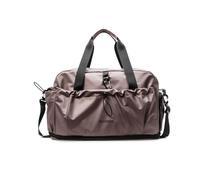 Balakaka Sac de Voyage avec Poignée 28L, Sac de Sport avec Compartiment à Chaussures et Humide, Multi-Fonctions Multi-Poches Sac de Nuit pour Femmes Hommes, Champagne