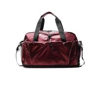 Balakaka Sac de Voyage avec Poignée 28L, Sac de Sport avec Compartiment à Chaussures et Humide, Multi-Fonctions Multi-Poches Sac de Nuit pour Femmes Hommes, Bourgogne