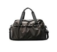 Balakaka Sac de Voyage avec Poignée 28L, Sac de Sport avec Compartiment à Chaussures et Humide, Multi-Fonctions Multi-Poches Sac de Nuit pour Femmes Hommes, Gris