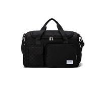 Balakaka Sac de Voyage de Grande Capacité 31L, Sac de Sport de Gym avec Compartiment à Chaussures Poche Humide, Imperméable Sac de Bagage à Main Léger pour Shopping 46×23×30 cm, Noir