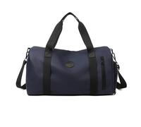 Balakaka Sac de Voyage Homme Femme 23.9L, Sac de Sport avec Compartiment à Chaussures et Humide, Grand Fitness Travel Bag avec Poche Arrière Zippée pour Voyage Gym Yoga, Bleu