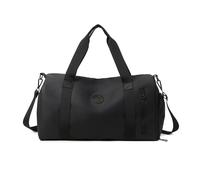 Balakaka Sac de Voyage Homme Femme 23.9L, Sac de Sport avec Compartiment à Chaussures et Humide, Grand Fitness Travel Bag avec Poche Arrière Zippée pour Voyage Gym Yoga, Noir Polyvalent