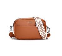 Balakaka Sacs Bandoulière Femme Crossbody Bag pour Femmes 21 * 7 * 13 CM, Petit Cuir Sac a Main Femmes Élégant, Sac à main avec fermeture éclair et Large Réglable et Amovible, Brun