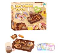 Balakaka Squishy Maker Charms Kit Fabrication Creation, Kawaii Jouets en Silicone à Faire Soi-même Avec Moule et Sachets Décoratifs, Jouet anti-stress pour Enfants 3+