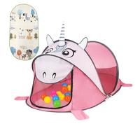 Balakaka Tente Enfant Interieur pour Activités Récréatives, Tente Enfant Idéal pour la Décoration de Chambre d'enfants et Fête, Pop-Up Tente de Jeu Pliable 182x96x76 cm, Licorne