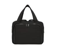 Balakaka Trousse de Toilette Femme Voyage, Léger Grande 10L Trousse de Maquillage Séparation Sec/Humide, Poches Multiples Waterproof Accessoires de Voyage pour Filles, Noir