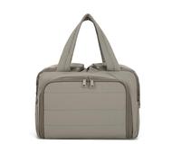 Balakaka Trousse de Toilette Femme Voyage, Léger Grande 10L Trousse de Maquillage Séparation Sec/Humide, Poches Multiples Waterproof Accessoires de Voyage pour Filles, Gris