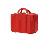 Balakaka Vanity Case de Voyage Femme Trousse de Toilette Rigide Portable Imperméable Trousse de Maquillage avec Nervures, Vanity Abs Trousse à Cosmétiques Rigide pour Vacances Voyager