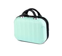 Balakaka Vanity Femme 10L, Léger Portable Voyage avec Poignée, 14 Pouces ABS Case Rigide Peut être Accroché aux Bagages, Vert Menthe