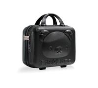 Balakaka Vanity Rigide 30x15x23 cm, Portable Vanity Fille Femme10L avec Code Poignée, Imperméable et Résistant à l'usure Valise de Toilette pour Voyage, Noir