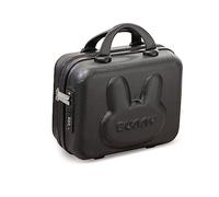 Balakaka Vanity Rigide Femme, Case ABS Trousse à Cosmétiques avec Serrure à Combinaison, Portable Imperméable de Voyage pour Femmes, Cadeau de Fille Noir