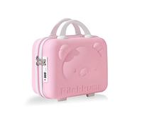 Balakaka Vanity Rigide Voyage Femme, Trousse de Toilette Robuste à Coque Rigide aux Mignon et Portable, Trousse à cosmétiques pour Femmes, Trousse de Maquillage Rigide avec Serrure à Combinaison,