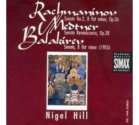 Balakirev, Rachmaninov, Medtner : Oeuvres pour piano