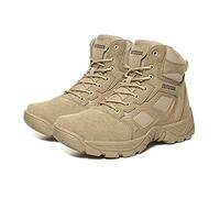 BALALALA Hommes Bottes Militaire avec Fermeture Latérale, Bottes Patrouille Combat Tactique Recrues Armée Désert Sécurité Militaire Chaussure