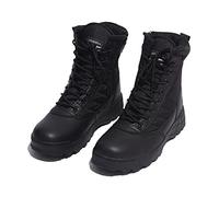 BALALALA Hommes Bottes Militaire avec Fermeture Latérale, Bottes Patrouille Combat Tactique Recrues Armée Désert Sécurité Militaire Chaussure
