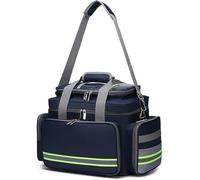 BALAMLB Grand Sac d'urgence,Sac De Premiers Secours avec Séparateurs Amovibles Idéal Sac De Survie pour Les Soins Médicaux EMT, EMS, Soins De Santé À Domicile, Trousse Secours Randonnée,Voiture A