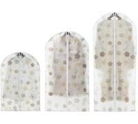 BALAMLB Housse Vetements À Suspendre, 3 Pièces Anti-Poussière Étanche À L’Humidité Housse Costume Homme Femme avec Fermeture Éclair pour Robes,Convient, Manteaux,Rangement pour Tements Et Penderies A